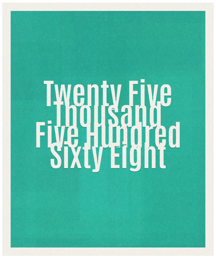 Count #25568