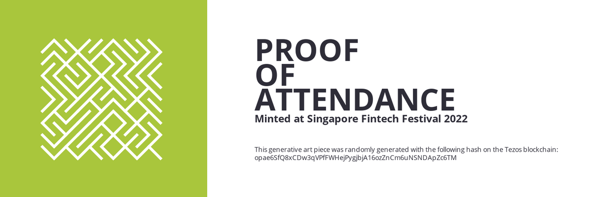 SFF2022 Proof of Attendance Token #258