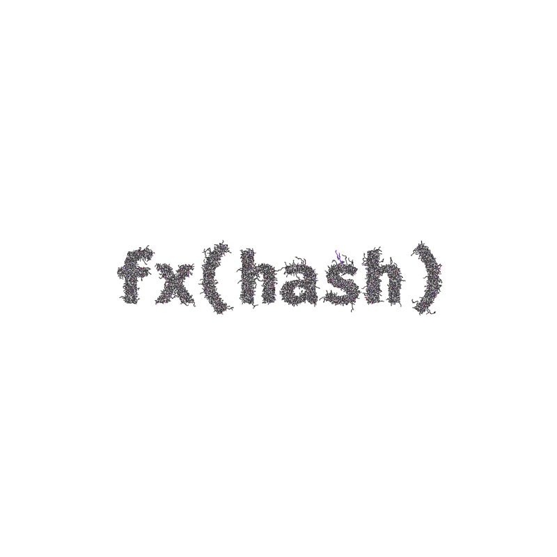 FXHASH Logo with Features #818