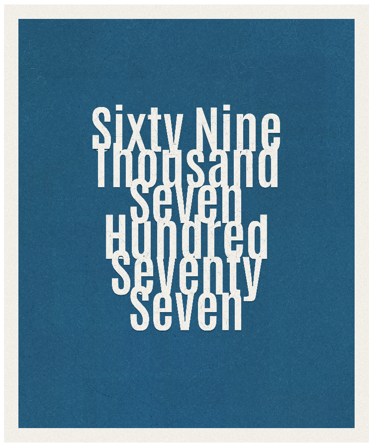 Count #69777