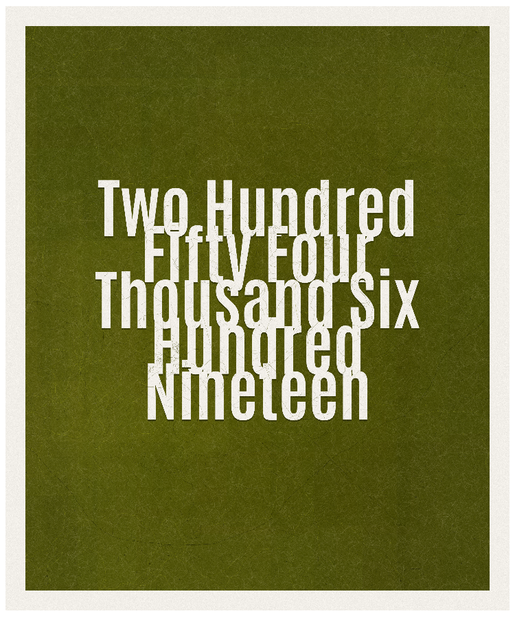 Count #254619