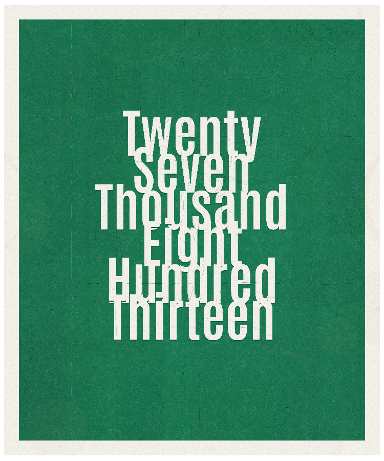 Count #27813