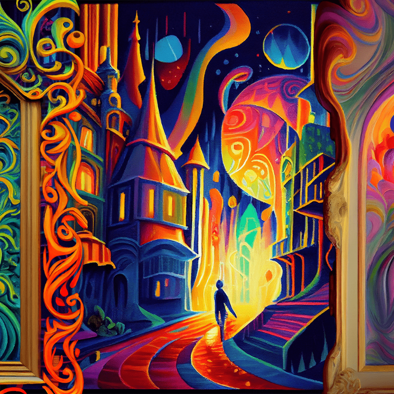 AI Psychedelic City #1