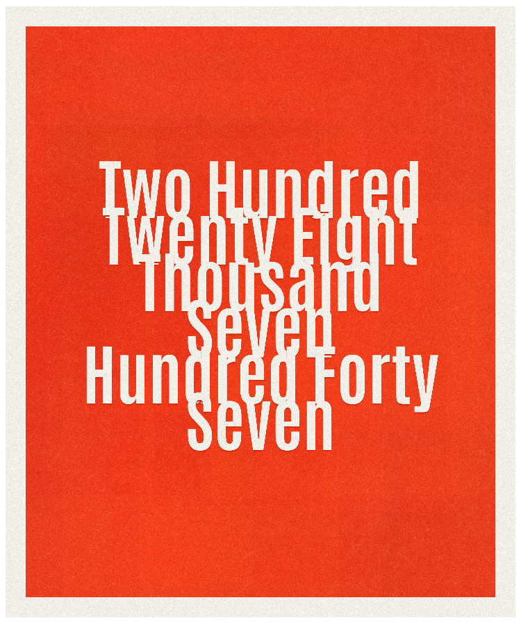 Count #228747