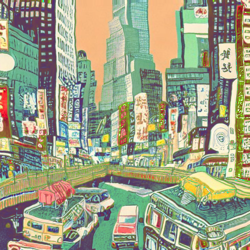 IMAGINARY NEW YORK IN UKIYO-E #19