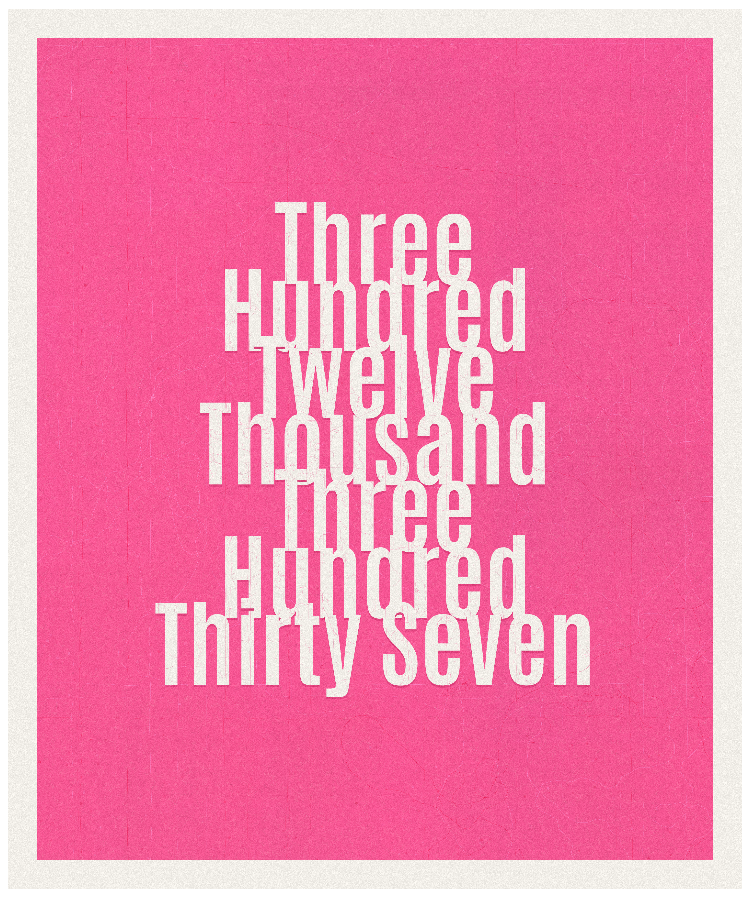Count #312337