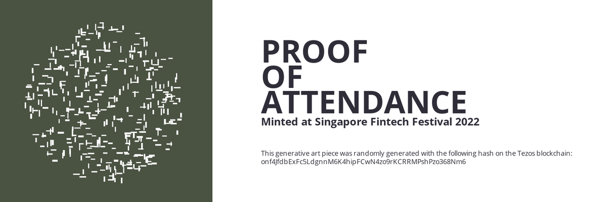 SFF2022 Proof of Attendance Token #448