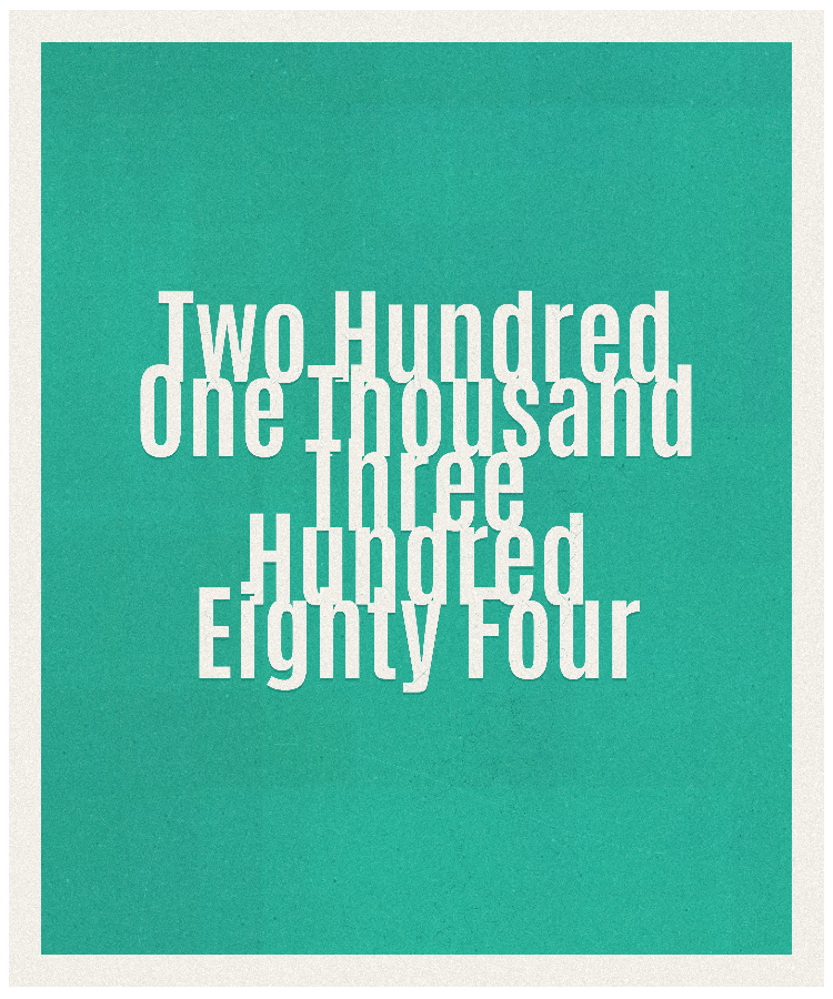 Count #201384
