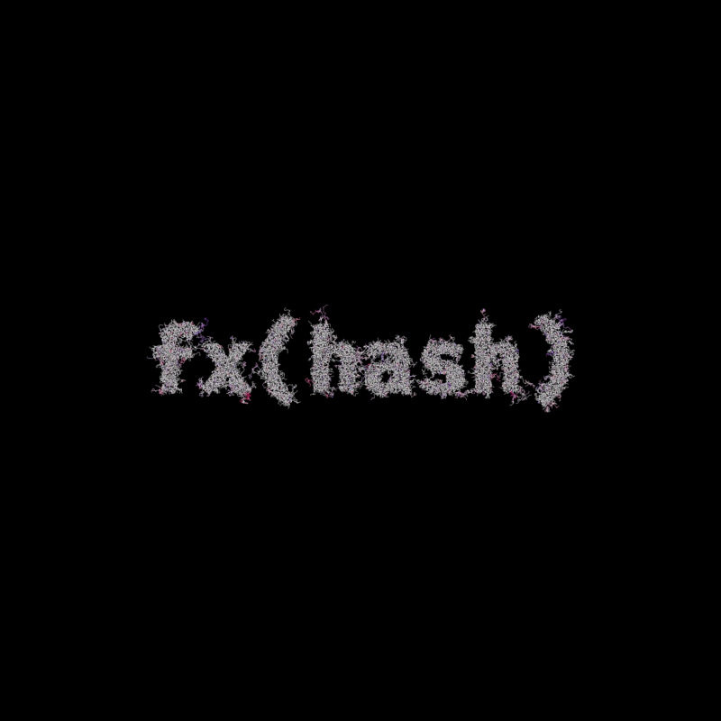 FXHASH Logo with Features #651