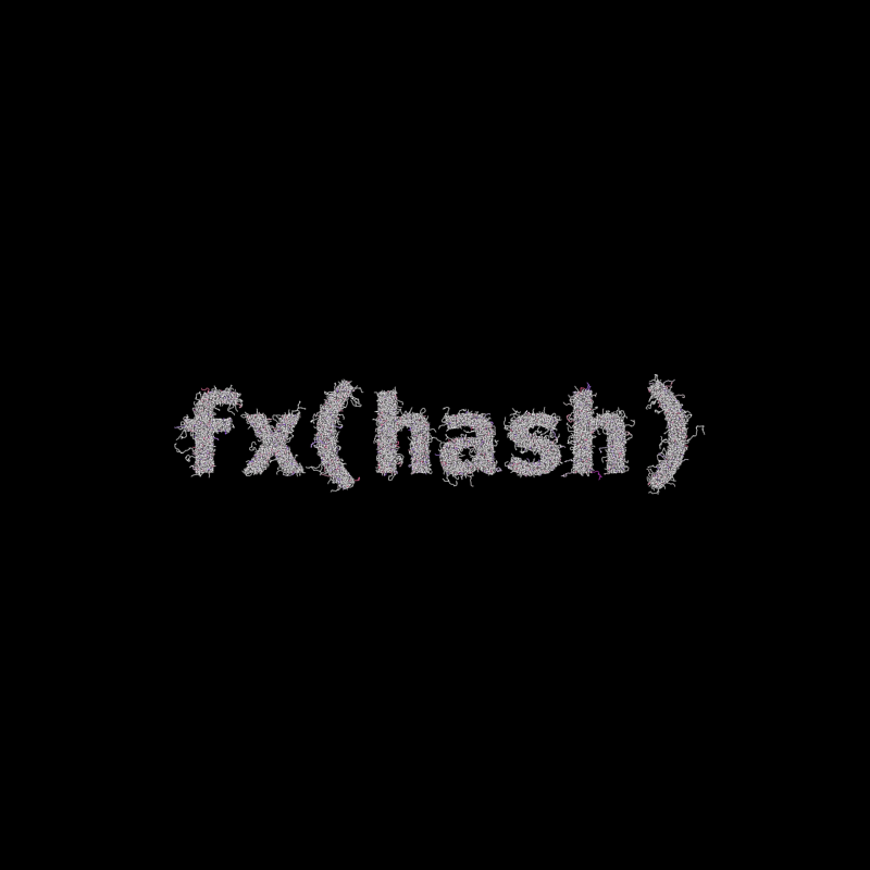 FXHASH Generative Logo #32