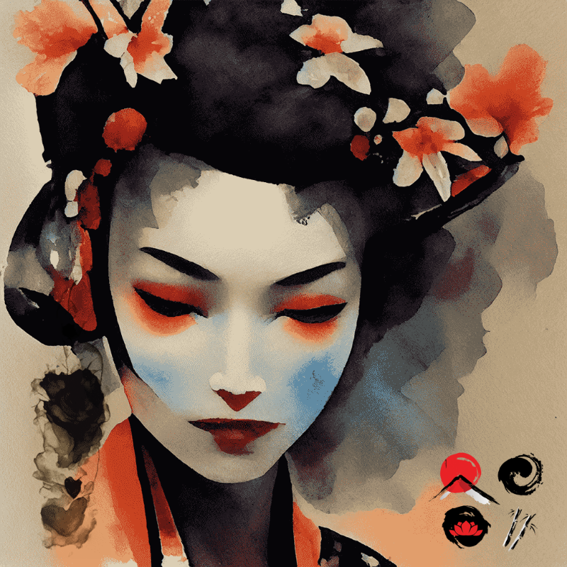 Black Rose and Geisha #5