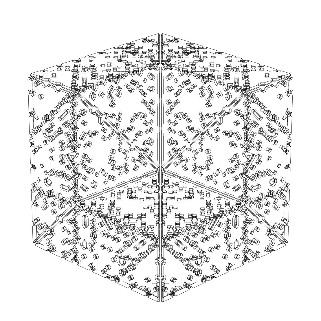 LL21 Alien Art Cube #413