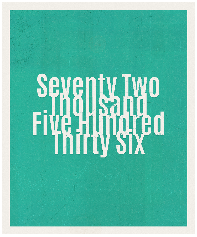 Count #72536