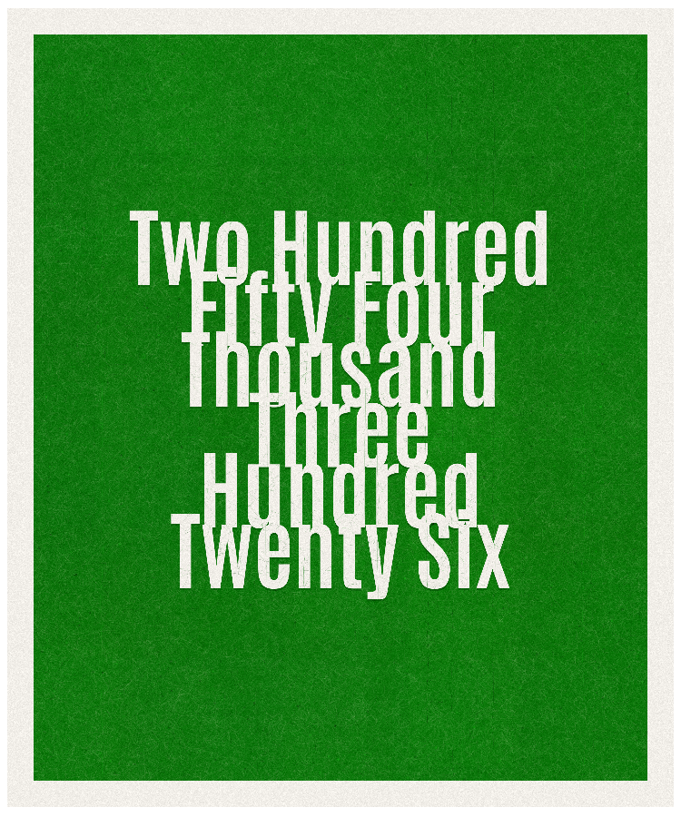 Count #254326