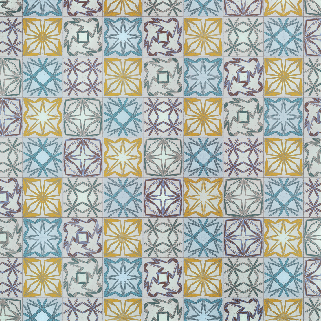 Glimpse Of Geometrical Azulejos #1