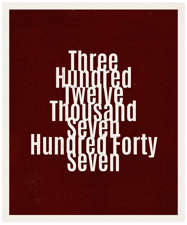 Count #312747