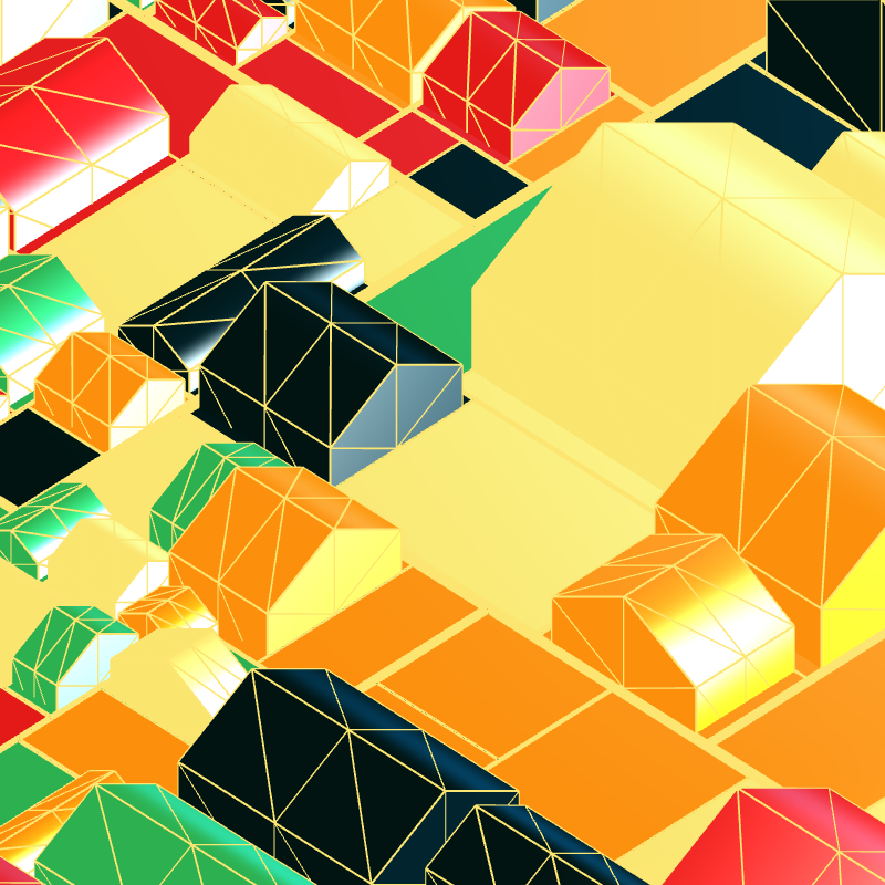 Geometric city #286