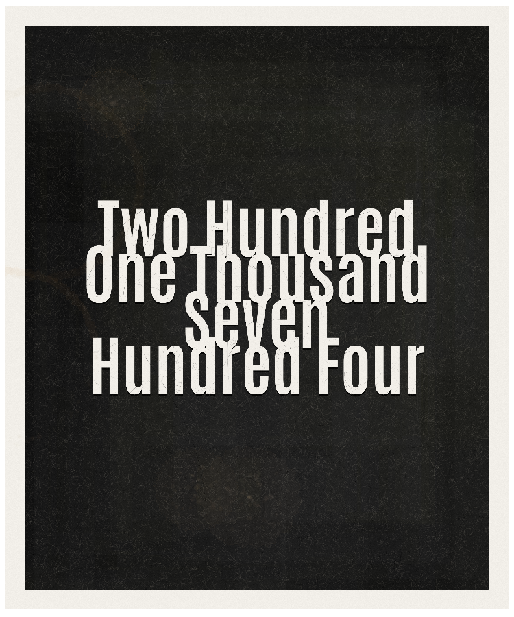 Count #201704