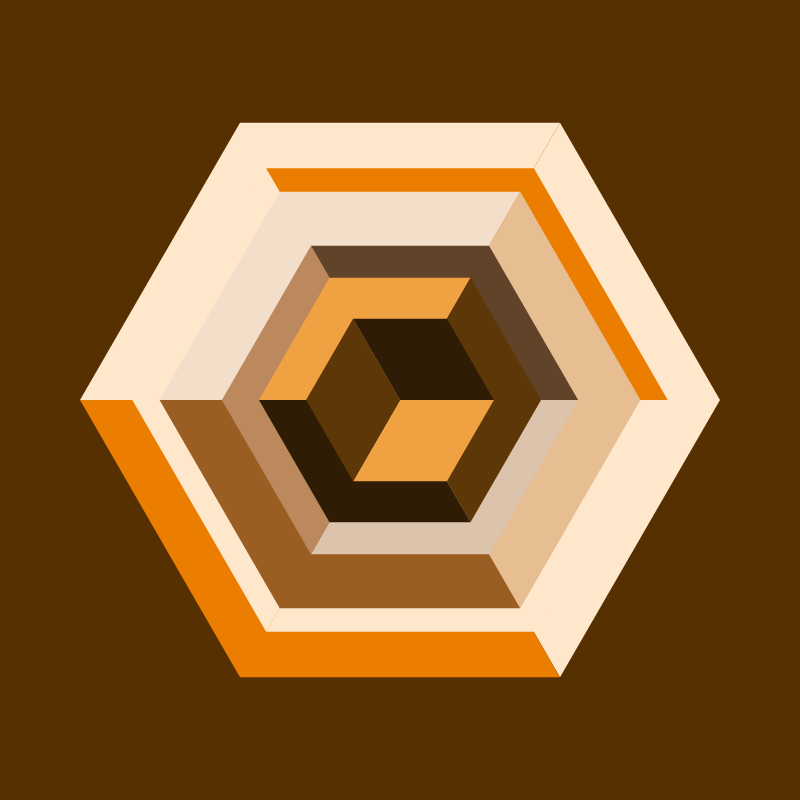 Hexagones - Art for Bots #11