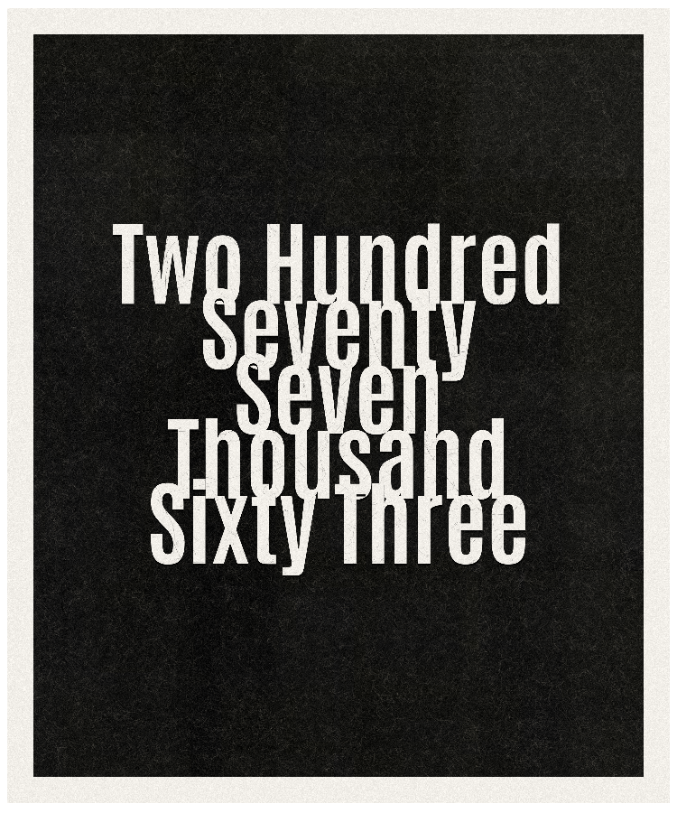 Count #277063