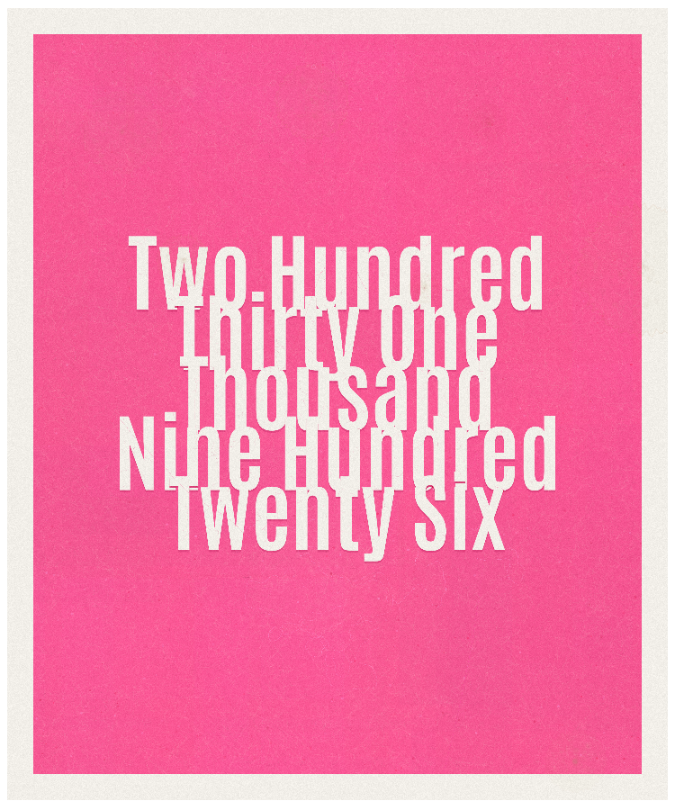 Count #231926