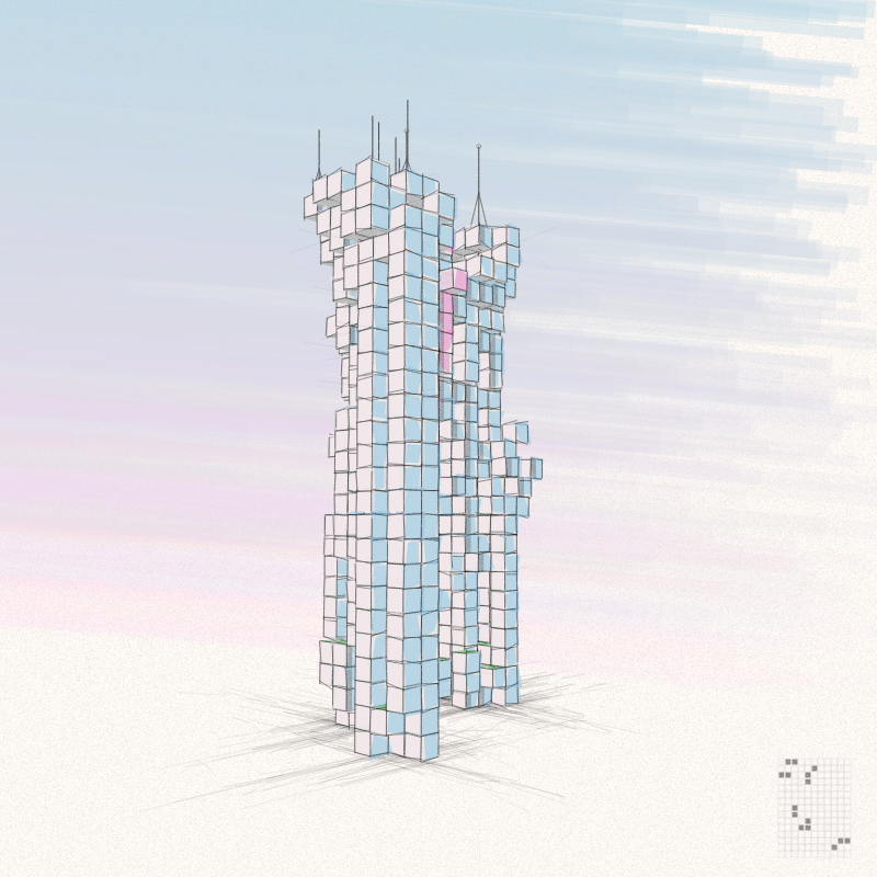 Cellular Skyscrapers #173