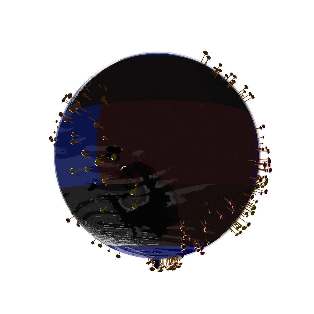 Exoplanets in texture #5