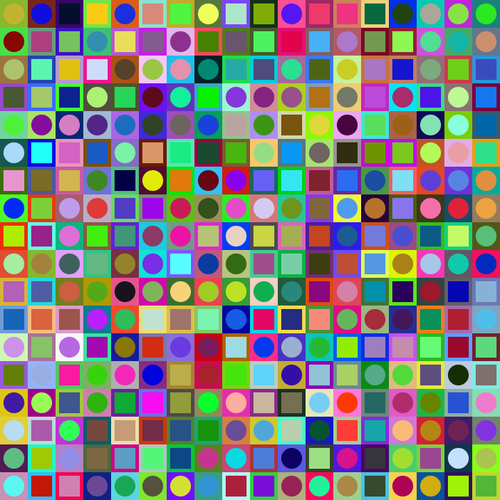 Square Dot Composition #100