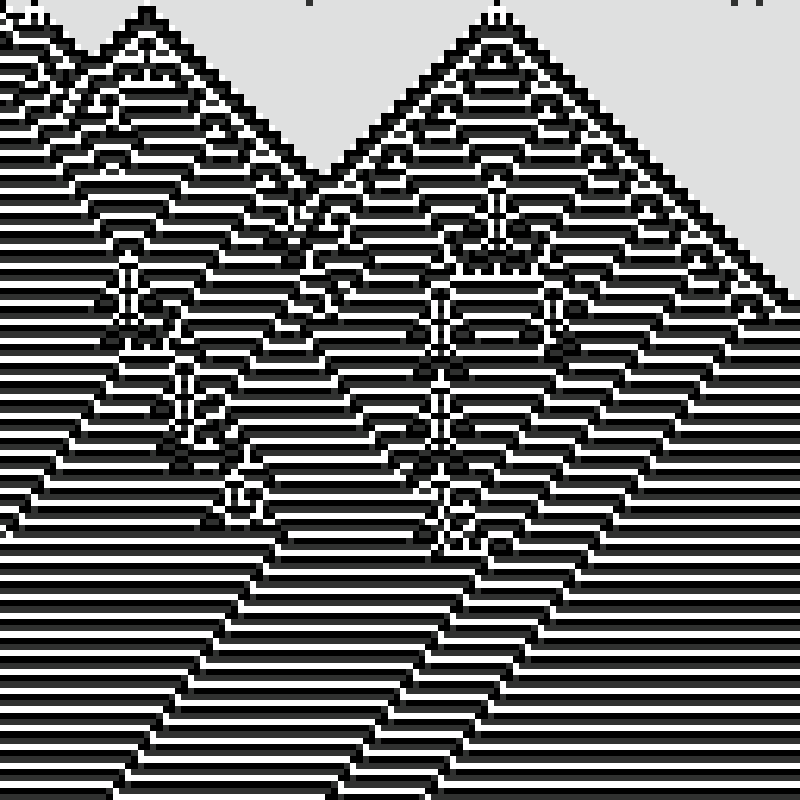 Totalistic Cellular Automata #45