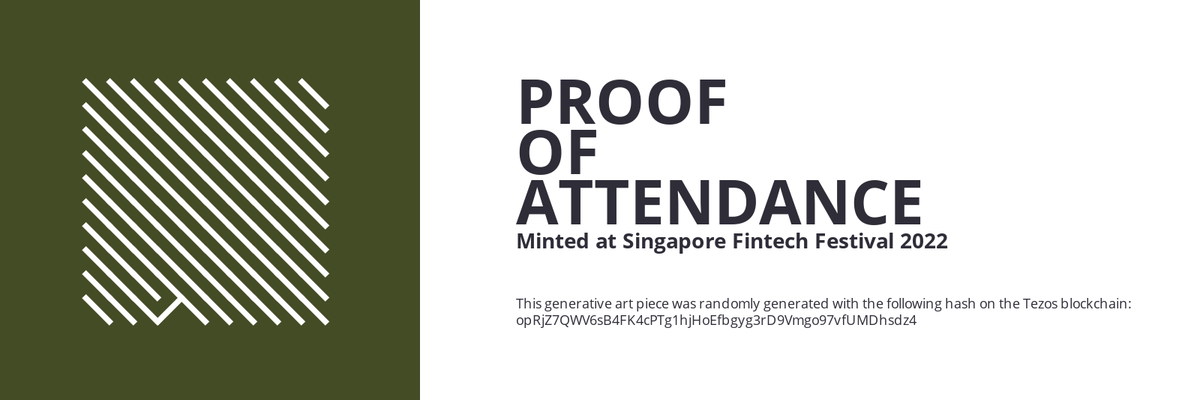 SFF2022 Proof of Attendance Token #412