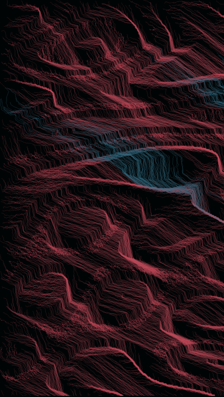 Algoscapes | Rock-face #715