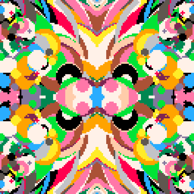 Rapid Psychedelic Inkblot Test Generator #7