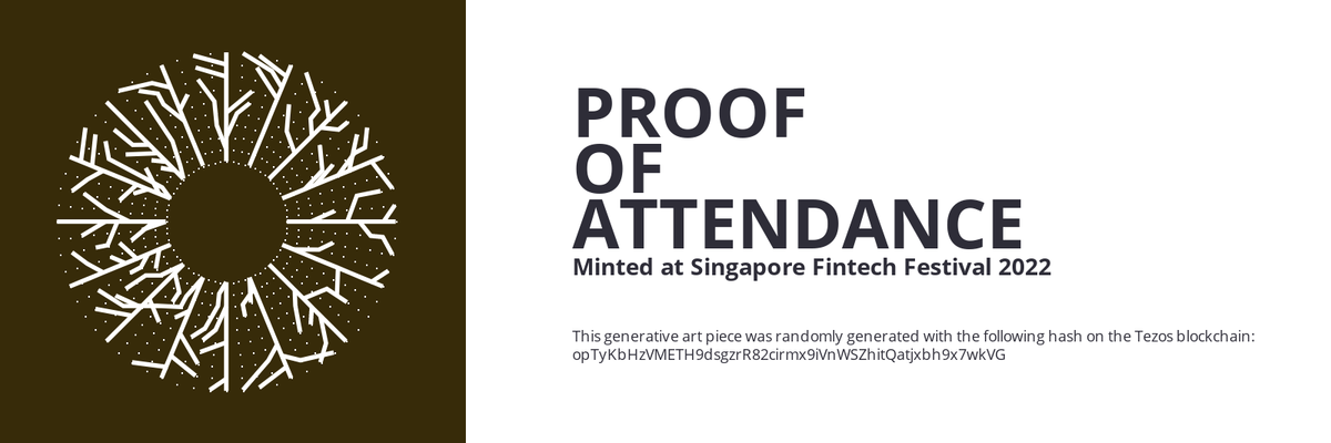 SFF2022 Proof of Attendance Token #416