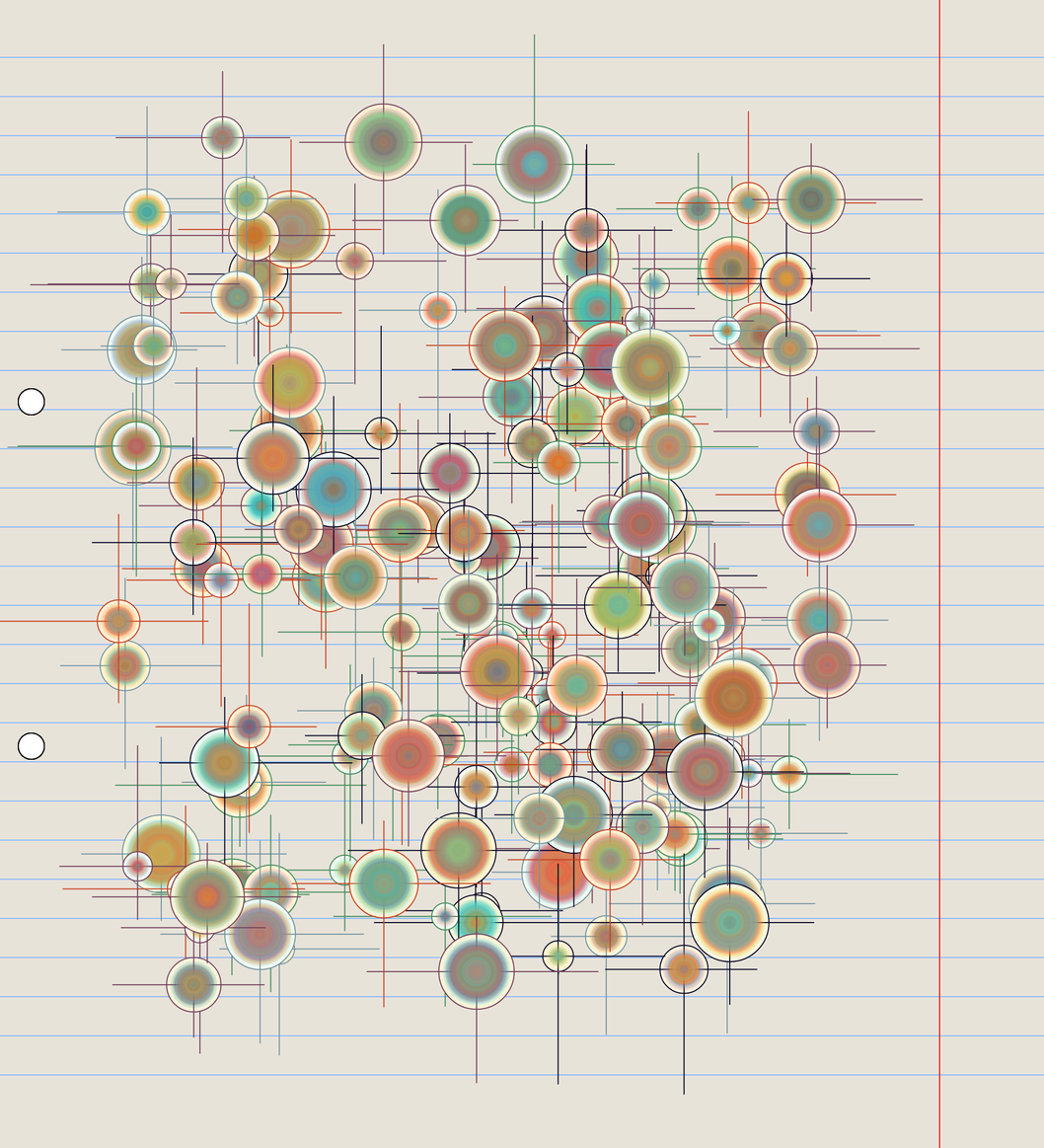 sketchbook page 4: academic ripples