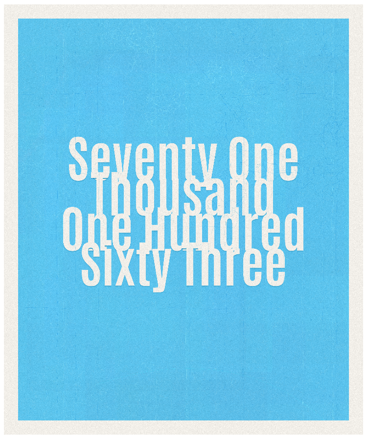 Count #71163