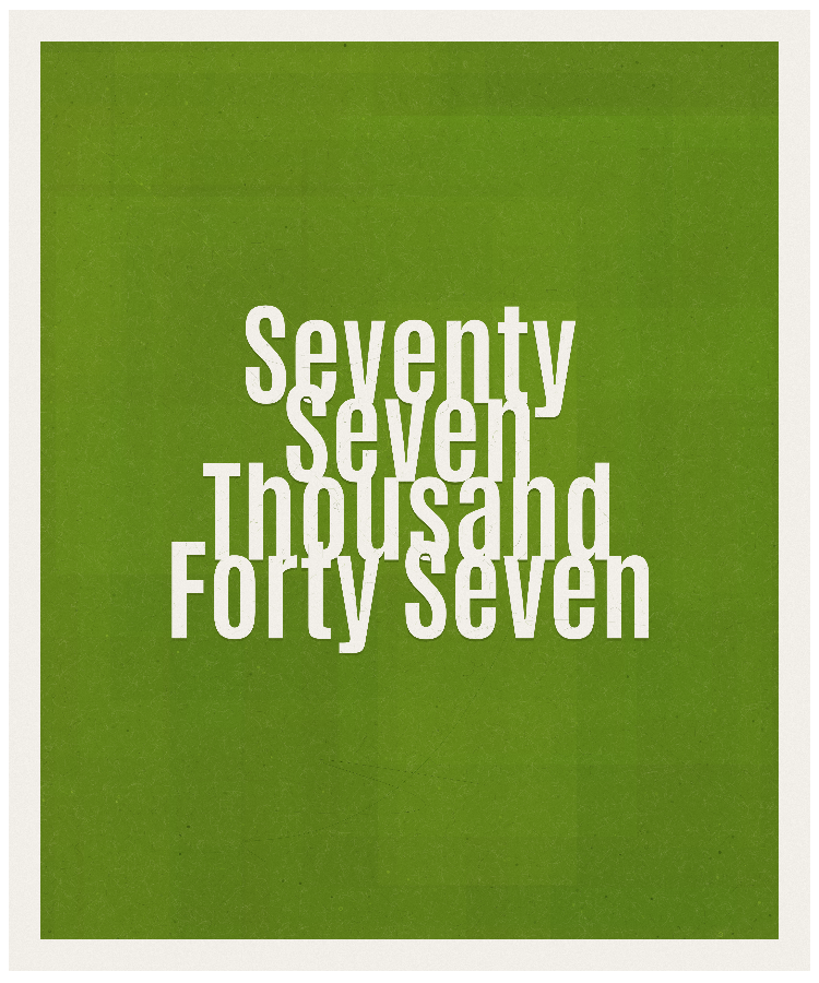 Count #77047
