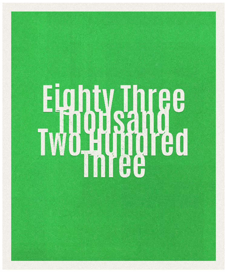 Count #83203