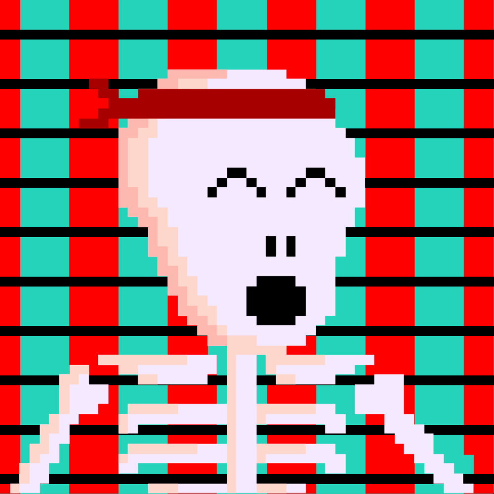 PIXEL SKULLETTI 1 #291