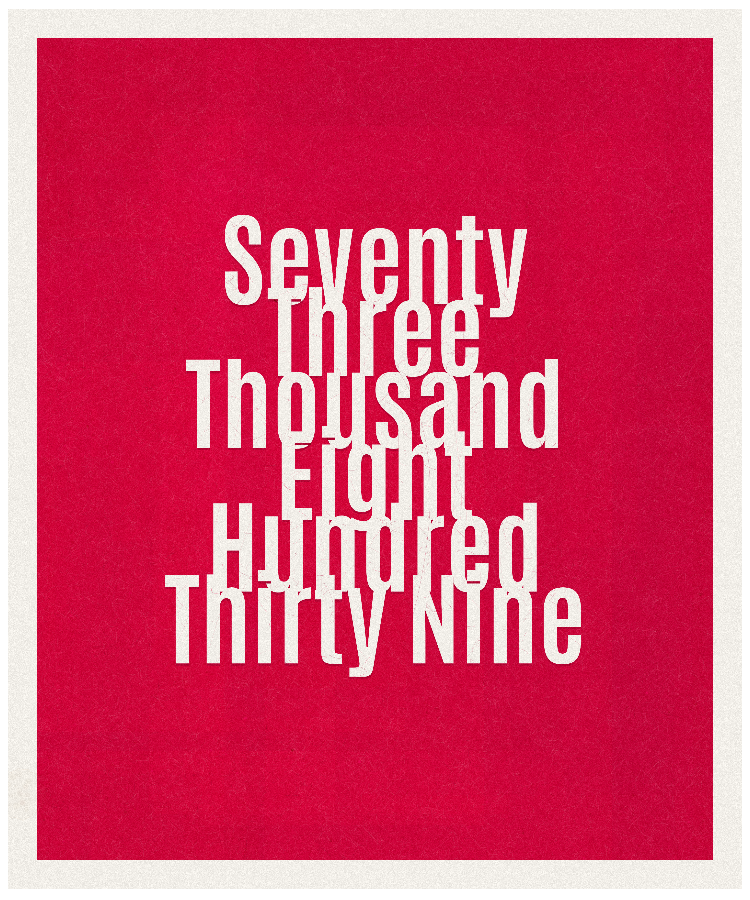 Count #73839