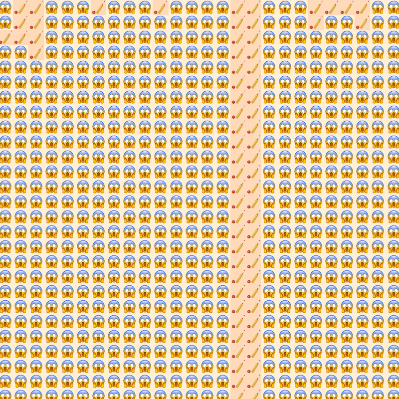 Elementary Cellular Emoji Automata #12