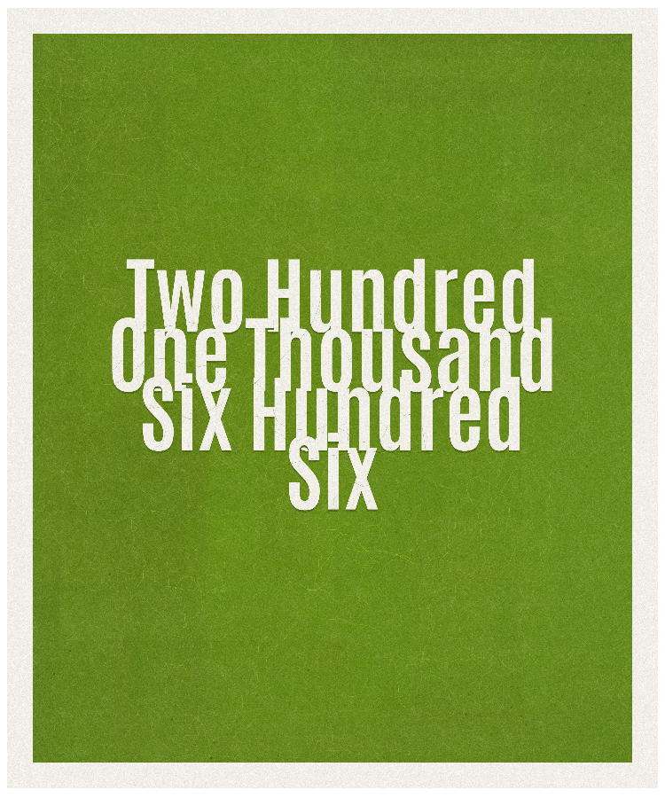 Count #201606