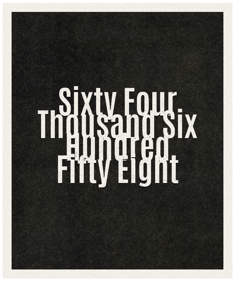Count #64658