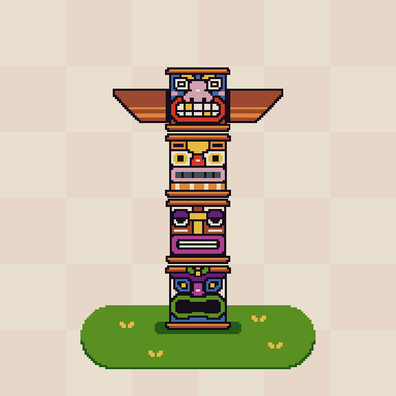 Tiki Totem  #8