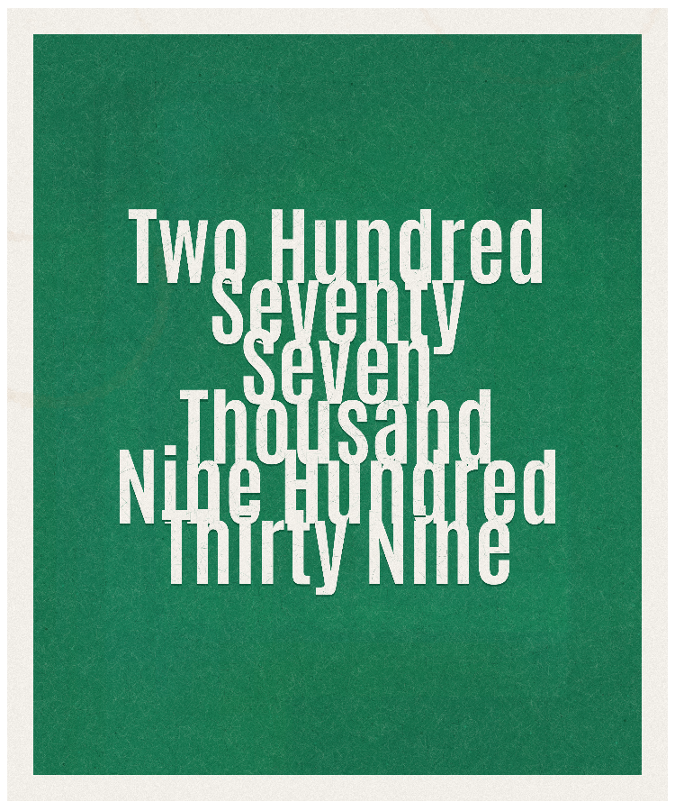 Count #277939