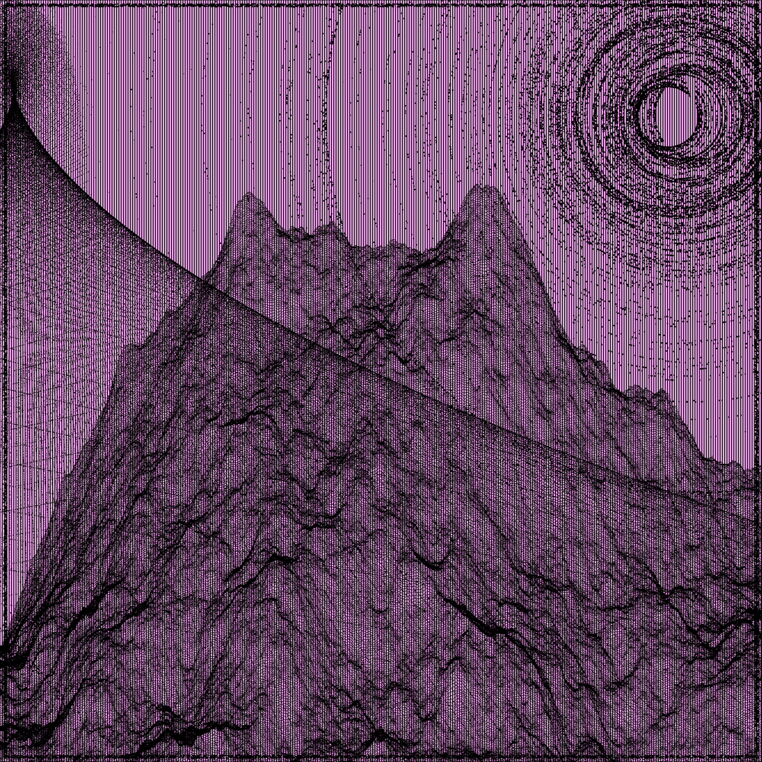 Surreal classic generative landscape #92