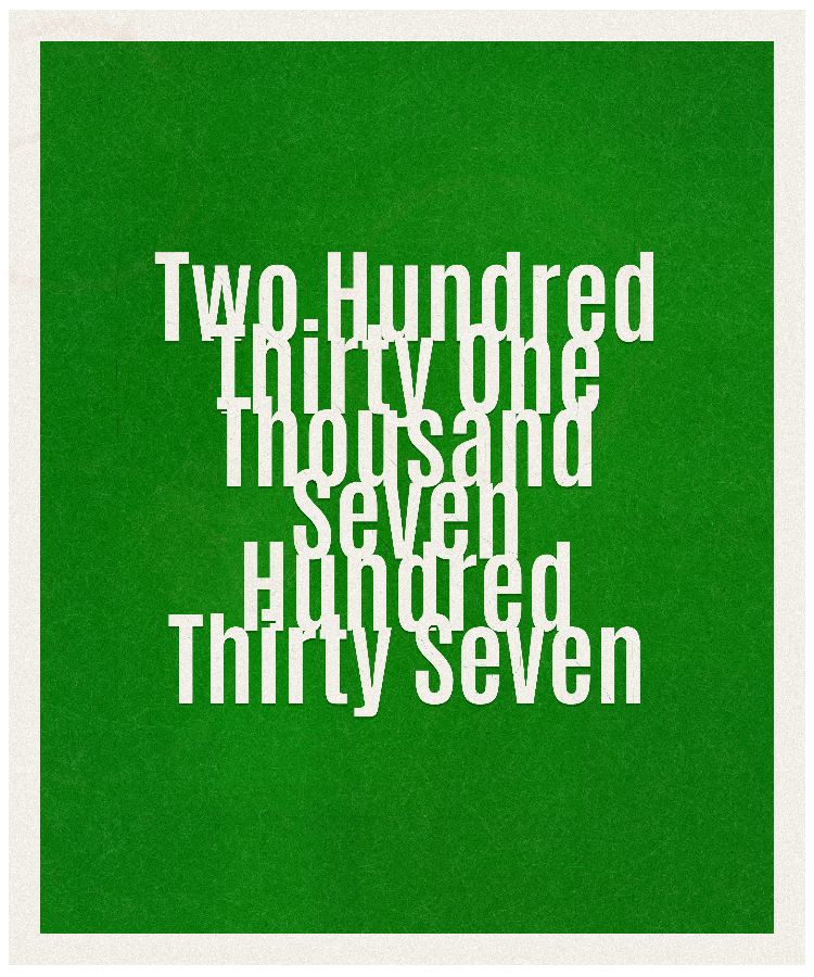 Count #231737