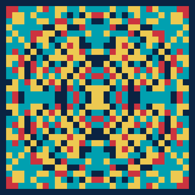 Pixel Mandala #93