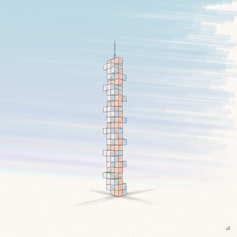 Cellular Skyscrapers #203