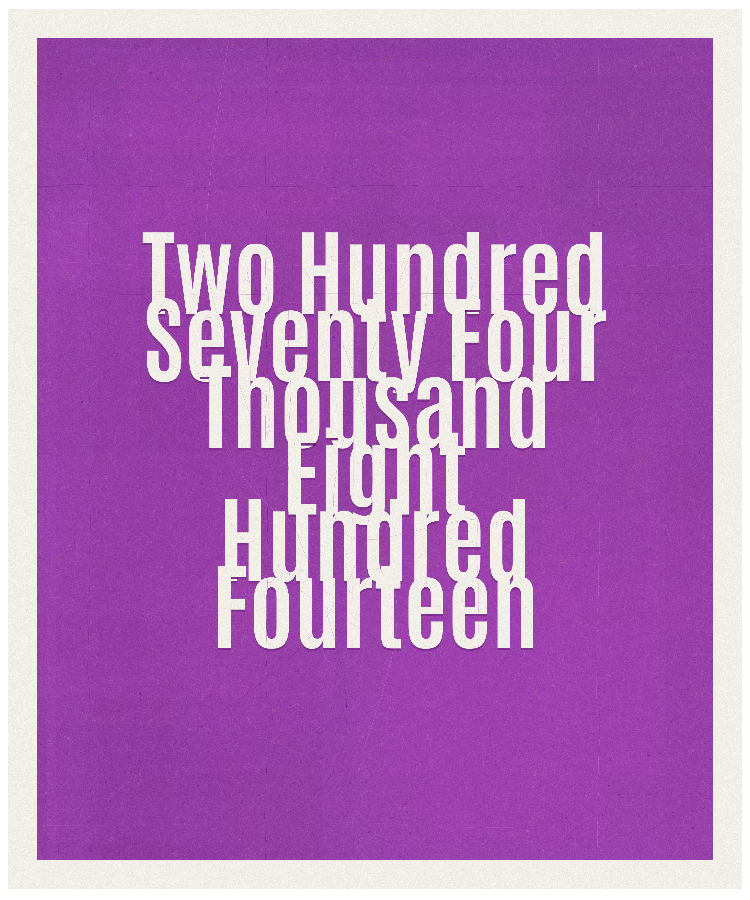 Count #274814