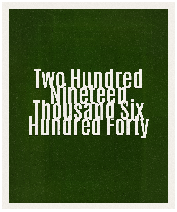 Count #219640